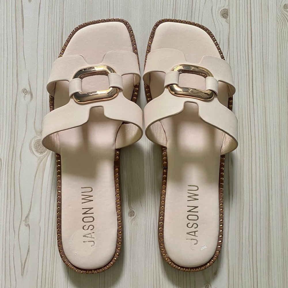 Jason Wu Cream Sandals